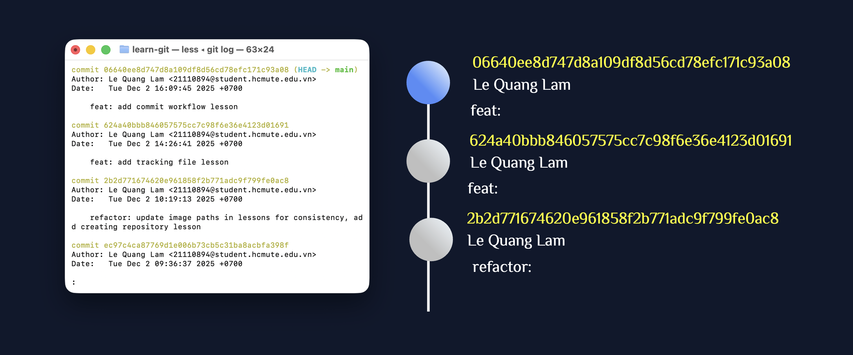Lịch sử commit